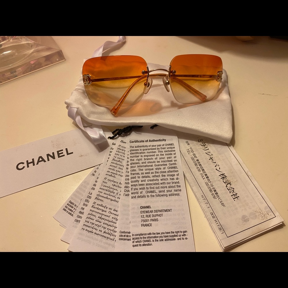 Authentic Chanel CC Sunglasses 4017-D